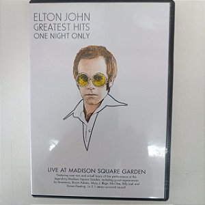 Dvd Elton John - Greatest Hits One Night Only Editora David Mallet [usado]