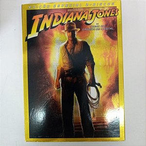 Dvd Indiana Jones e o Reinbo da Caveira de Cristal - Edição Especial Dois Dvds Editora Steven Spielberg [usado]