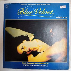 Disco de Vinil Trilha Sonora do Filme Veludo Azul Interprete Angelo Badalament (1991) [usado]