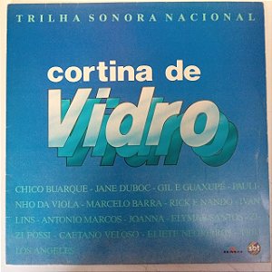 Disco de Vinil Colrtina de Vidro - Trilha Sonora Nacional Interprete Varios (1990) [usado]