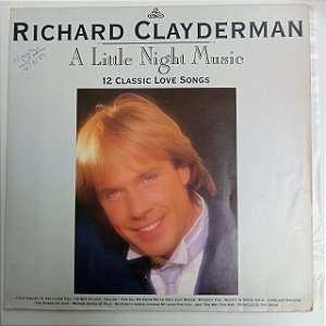 Disco de Vinil Richard Clayderman - a Little Night Music Interprete Richard Clayderman (1988) [usado]