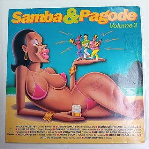 Disco de Vinil Samba e Pagode Vol.3 Interprete Varios (1993) [usado]