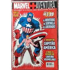 Gibi Marvel + Aventura- as Aventuras da Sentinela da Liberdade! Autor a Origem do Capitão América e Mais: a Origem do Caveira Vermelha!! (2011) [usado]