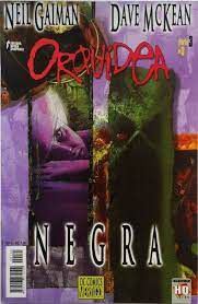 Gibi Orquídea Negra - Minissérie Completa com 3 Edições Autor Neil Gaiman e Dave Mckean [usado]