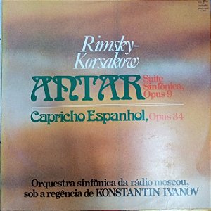 Disco de Vinil Rimsky - Korsakow Interprete Orquestra Sinfonica da Rádio de Moscou (1977) [usado]