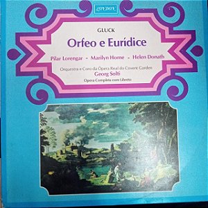 Disco de Vinil Gluck - Orfeo e Eurídice Album com Dois Discos Interprete Orquestra e Coro Opera Real (1970) [usado]