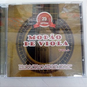 Cd Modão de Viola Vol.3 Interprete Varios [usado]