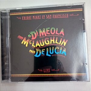 Cd Al D´ Meola, John Mclaughlin e Paco de Lucia Interprete Al D´meola , Mclaughlin e Paco de Lucia [usado]