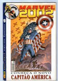 Gibi Marvel 2002 Nº 9 Autor Conheça o Novo Capitão América [usado]