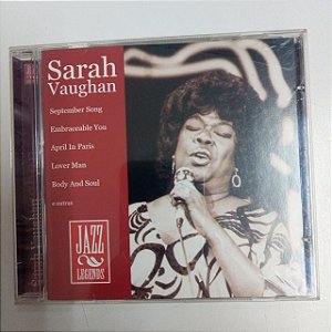 Cd Sarah Vaughan Interprete Sarah Vaughan (2000) [usado]