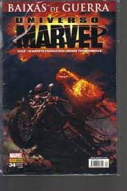 Gibi Universo Marvel Nº 34 Autor Baixas de Guerra (2008) [usado]