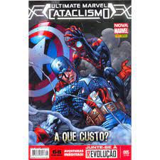 Gibi Ultimate Marvel Cataclismo Nº 005 - Nova Marvel Autor a que Custo? (2015) [usado]