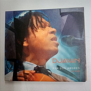 Cd Djavan - Rua dos Amores ao Vivo Interprete Djvan (2014) [usado]