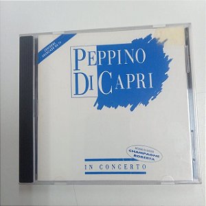 Cd Peppino Di Capri In Concert Interprete Peppino Di Capri (1993) [usado]