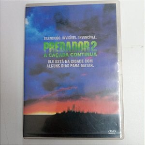 Dvd Predador 2 - a Caçada Continua Editora Stephen Hopkins [usado]