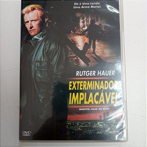 Dvd Exterminador Imlacável Editora Gary Sherman [usado]