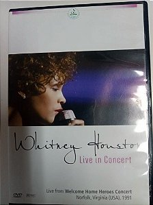 Dvd Whitney Hounston - Live In Concert Editora Whitney [usado]
