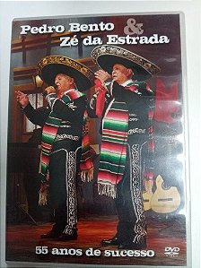 Dvd Pedro Bento e Zé da Estrada -55 Naos de Sucesso Editora João Mourão [usado]