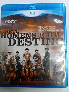 Dvd Sete Homens e um Destino Blue -ray Disc Editora John Sturges [usado]