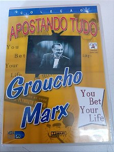 Dvd Groucho Marx - Coleção Apostando Tudo Editora Robert Dwan [usado]