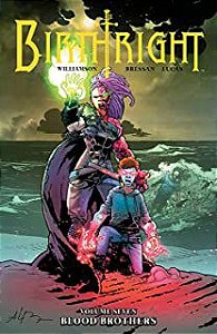 Gibi Birthright- Volume 7 Blood Brothers Autor Williamson/ Bressan Lucas [usado]
