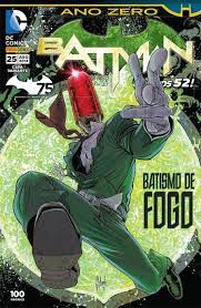 Gibi Batman Nº 25 - Novos 52 Autor Batismo de Fogo Capa Variante (2014) [usado]