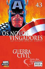 Gibi Novos Vingadores Nº 43 - Guerra Civil Autor um Evento Marvel Comics [usado]