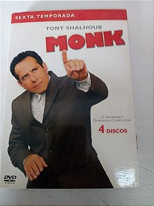 Dvd Monk - Sexta Temporada Completa Box com Quatro Discos Editora [usado]