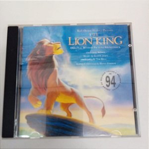Cd The Lion King - Trilha Sonora Original Interprete Elton John e Convidados (1992) [usado]