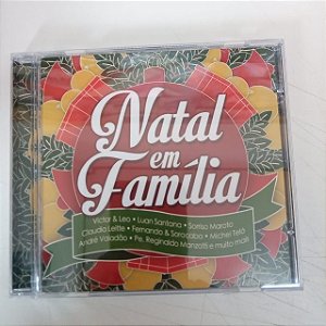 Cd Natal em Familia Interprete Varios Artistas (2013) [usado]
