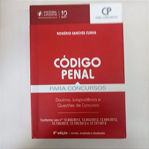 Livro Código Penal Autor Cunha, Rogério Sanches [usado]