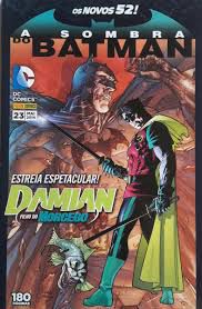 Gibi a Sombra do Batman Nº 23 - Novos 52 Autor Estreia Espetacular! Damian Filho do Morcego (2014) [usado]