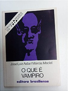 Livro o que é Vampiro Autor Aidar, José Luiz [usado]