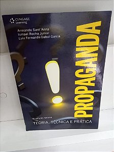 Livro Propaganda - Teoria , Técnica e Prática Autor Sat´anna, Armando (2015) [usado]