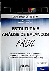 Livro Estrutura e Análise de Balanços- Fácil Autor Ribeiro, Osni Moura (2014) [usado]