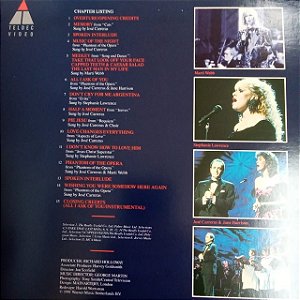 Disco de Vinil Laser Disc - Ld - José Carreras Sings Andrew Lloyd Wewbber Interprete José Carreras (1991) [usado]