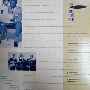 Disco de Vinil Laser Disc - Ld - The Nat King Cole/unforttable Interprete Nat King Cle [usado]