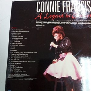 Disco de Vinil Laser Disc - Ld - Connie Francis /a Legend In Concert Interprete Connie Francis [usado]