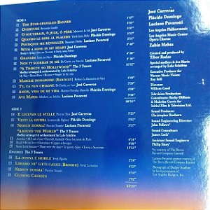 Disco de Vinil Laser Disc - Ld - The Tenors In Concert 1994 Interprete Carreras, Domingo Pavarotti ,with, Metha (1994) [usado]