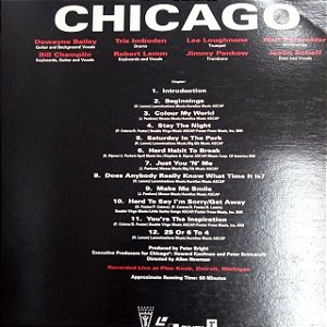 Disco de Vinil Laser Disc - Ld - Chicago And Band Played On Interprete Chicago And Band Played On [usado]