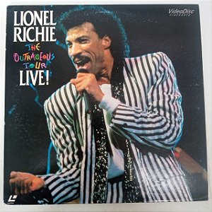 Disco de Vinil Laser Disc - Ld - Lionel Richie/the Outrageous Tour Live Interprete Lionel Richie (1987) [usado]