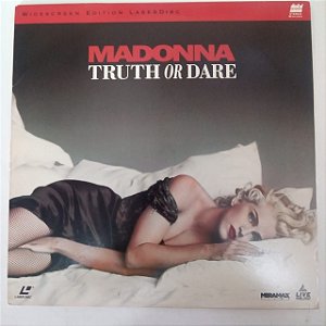 Disco de Vinil Laser Disc - Madonna /truth Or Dare Interprete Madonna (1991) [usado]