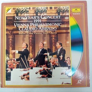 Disco de Vinil Laser Disc - Ld - New Year´s Concert 1991 Interprete Vienna Philharmonic Claudio Abbado (1991) [usado]