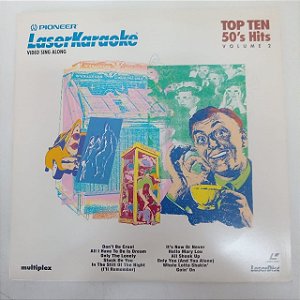 Disco de Vinil Laser Disc - Ld - Top Ten 50´s Hits Vol.2 Interprete Laser Karaoke (1992) [usado]