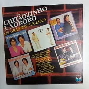 Disco de Vinil Chitãzinho e Xororo - os Grandes Sucessos Interprete Chitãozinho e Xororo (1987) [usado]