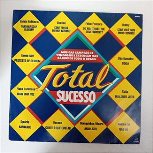 Disco de Vinil Total Sucesso - Músicas Campeãs de Vendagem e Execução em Todo Brasil Interprete Varios (1988) [usado]