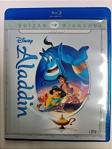 Dvd Aladim - Tres Desejos e Uma Aventura Incrível Blu-ray Disc Editora Disney [usado]