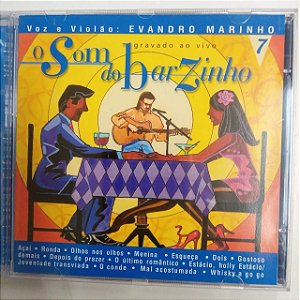 Cd Evandro Marinho - Som de Barzinho 7/voz e Violão Interprete Evandro Marinho (2001) [usado]