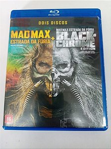 Dvd Mad Max + Black Chrome /dois Discos /blu-ray Disc Editora George Miller [usado]