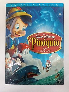 Dvd Pinóquio - 70º Aniversário Dvd Duplo Editora Disney [usado]